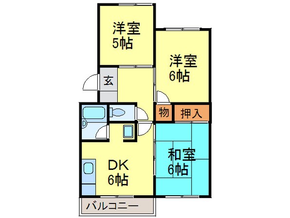 メモリー武供第一の物件間取画像